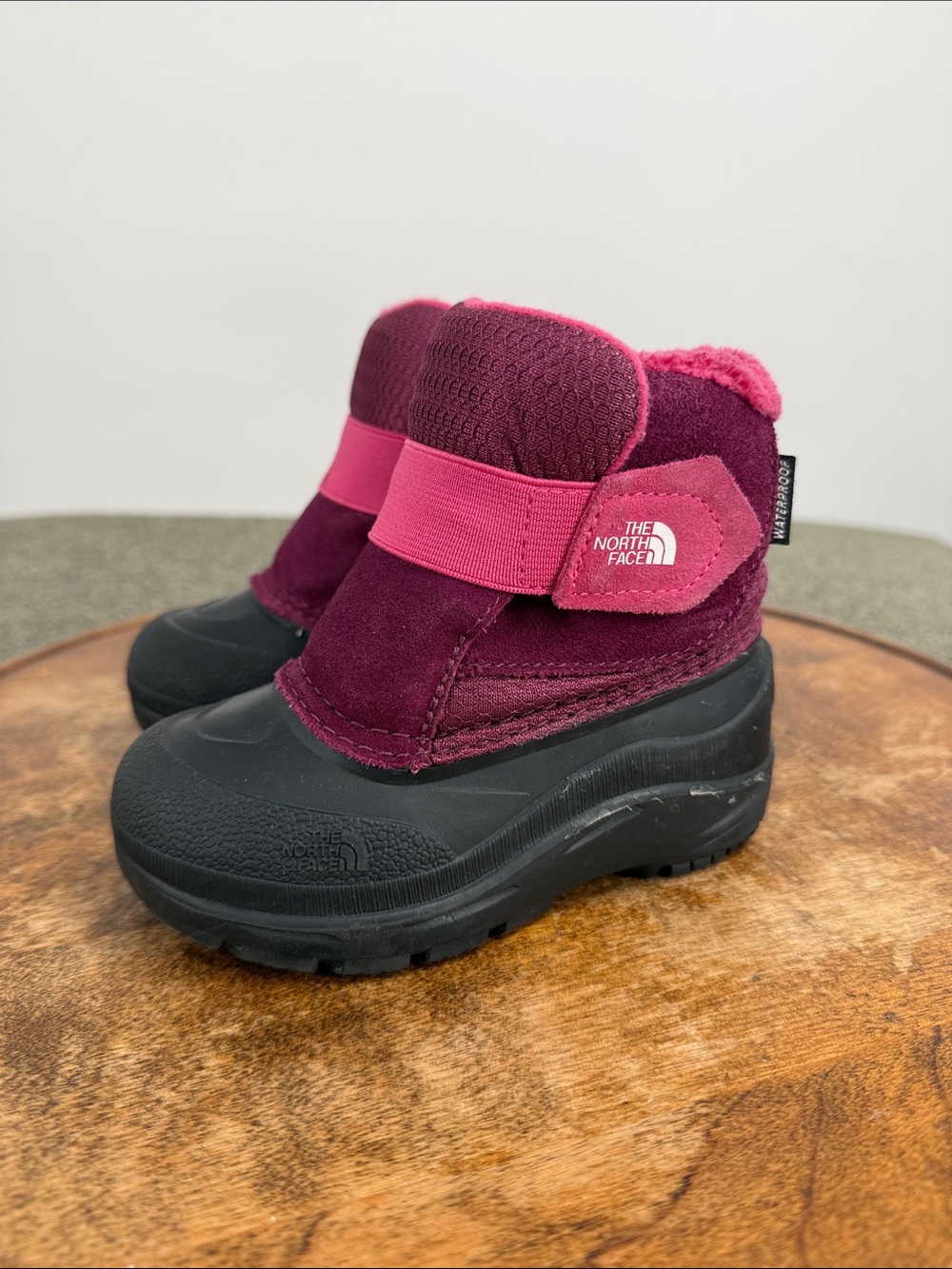 The North Face Boots Kids Toddler 8 Waterproof Pink Winter Snow Play